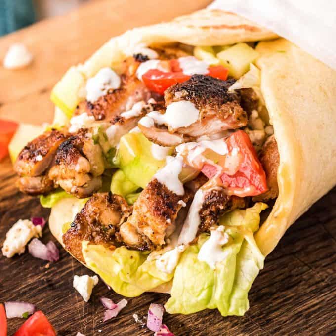 Special Chicken Cheese Shawarma